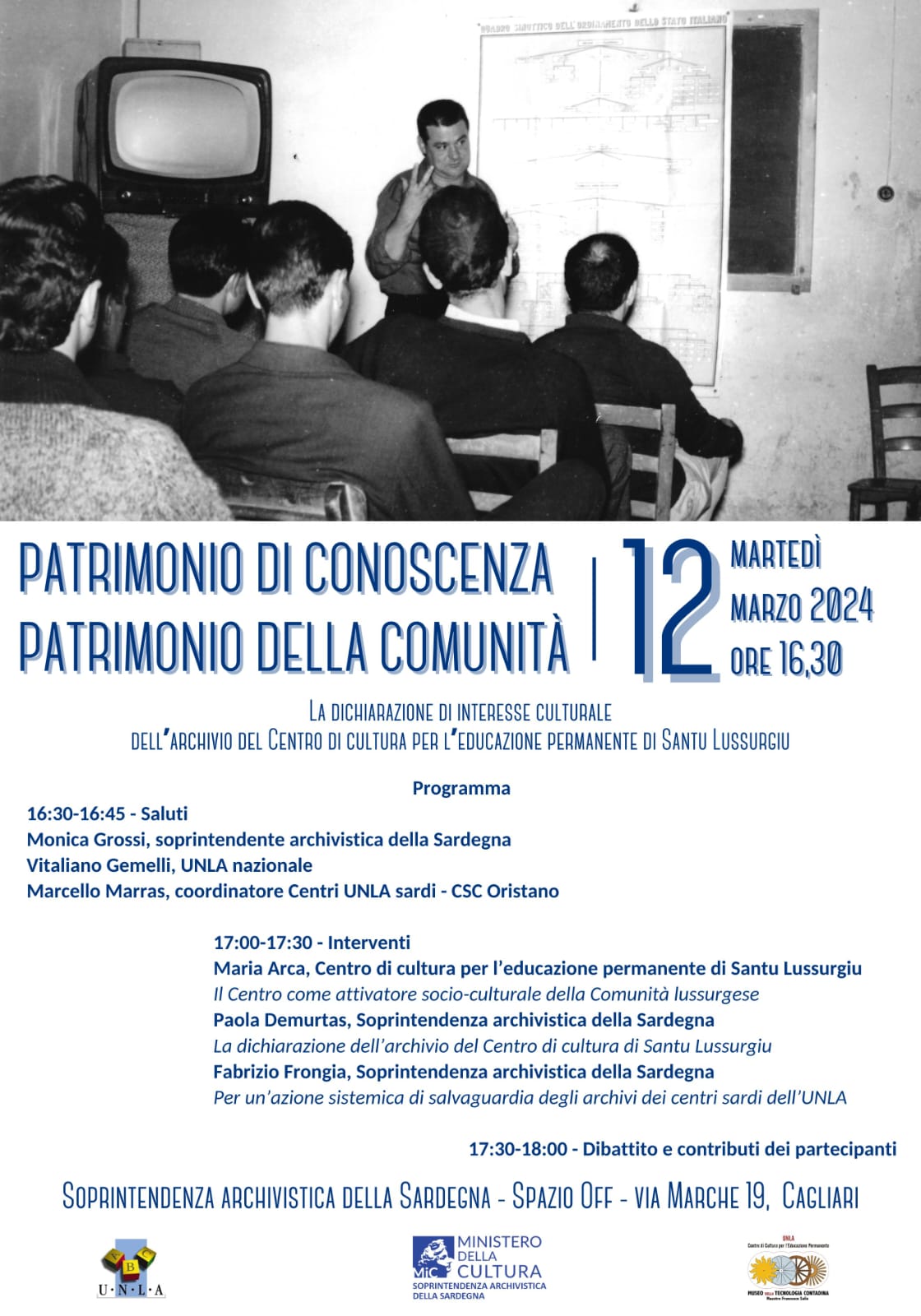 PATRIMONIO DI CONOSCENZA -PATRIMONIO DI COMUNITA'